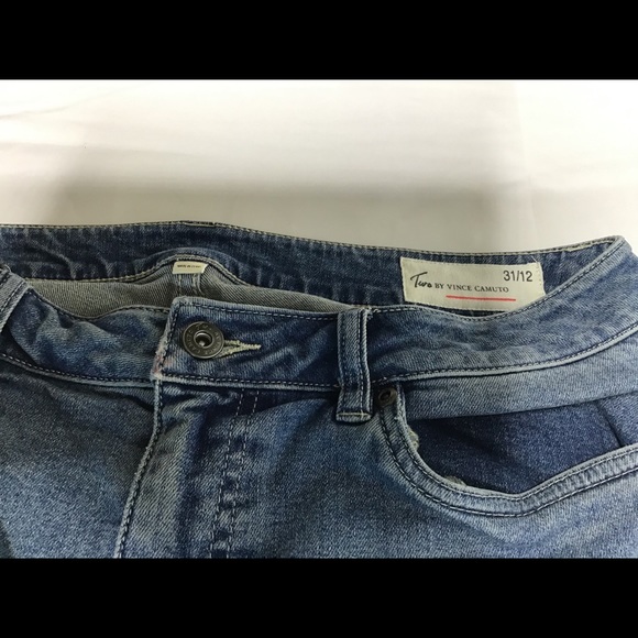 Vince Camuto Distressed light wash Skinny Jeans 31/12 - Picture 7 of 8